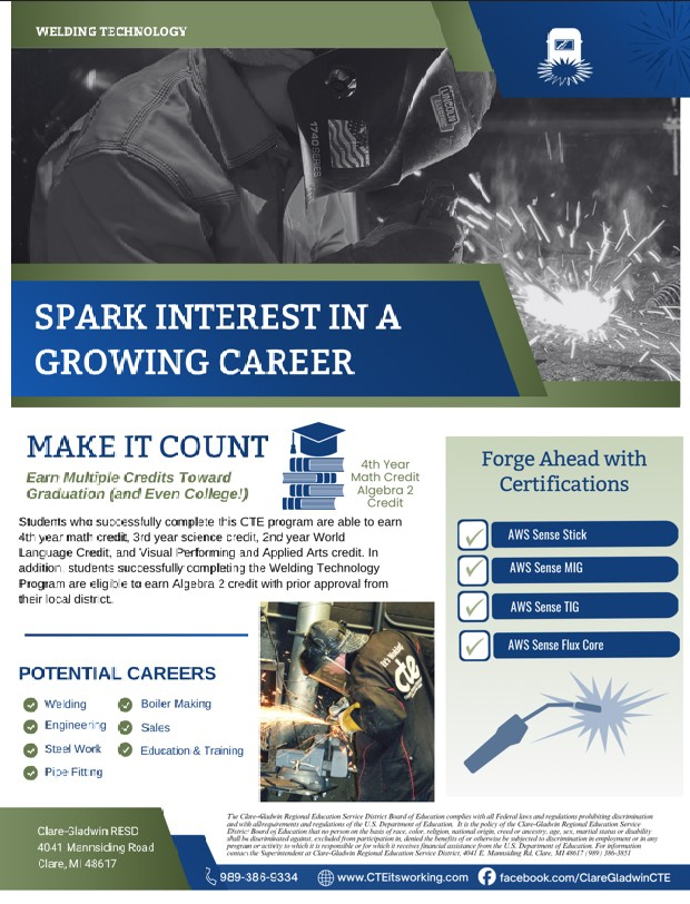 Welding flyer cover