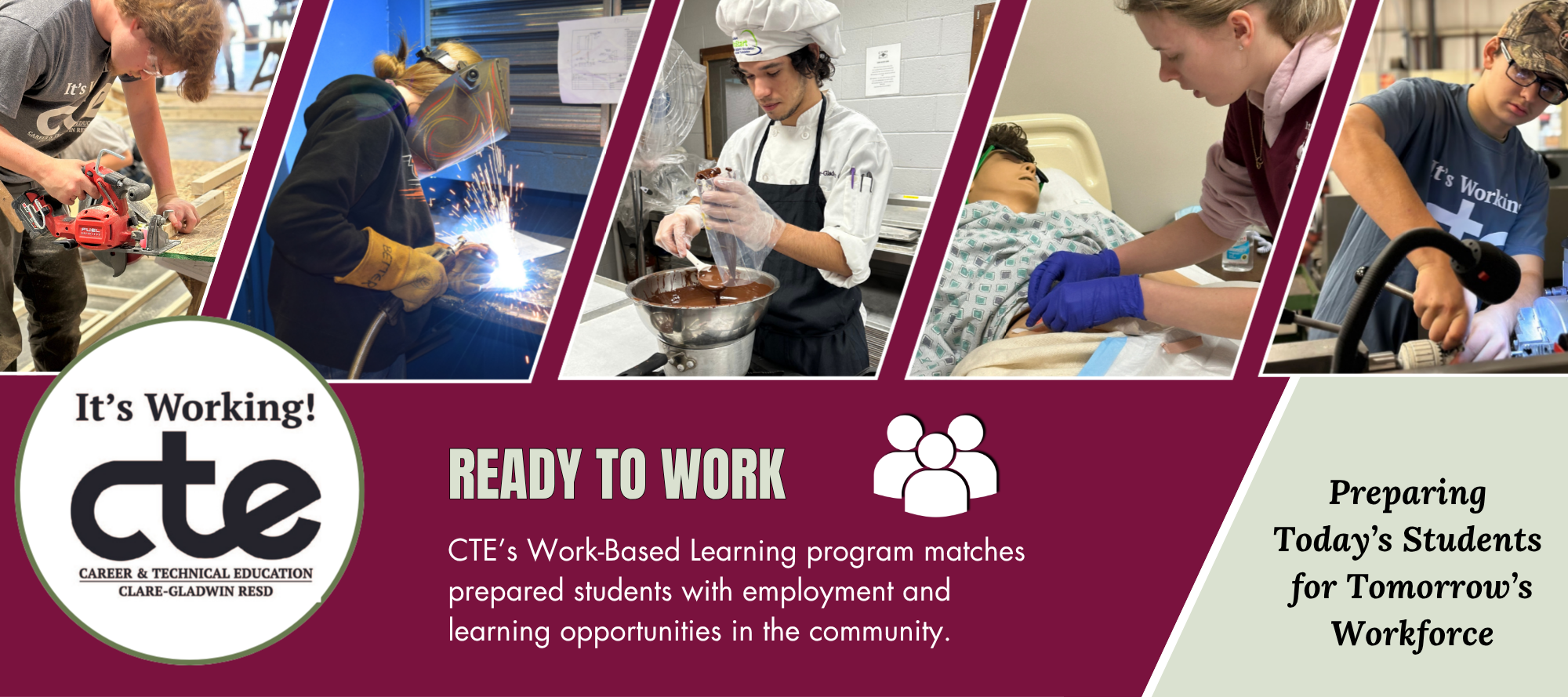 Ready to Work with Work-Based Learning Website footer