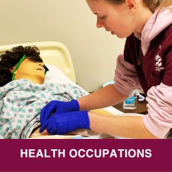 Health Occupation practicing patien care