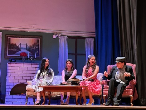 4 students in a play