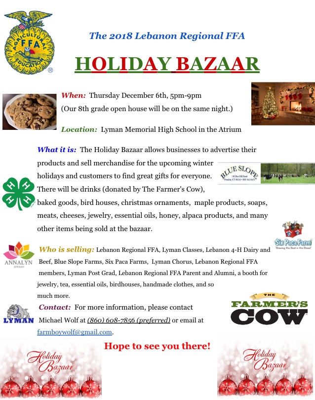 FFA Holiday Bazaar