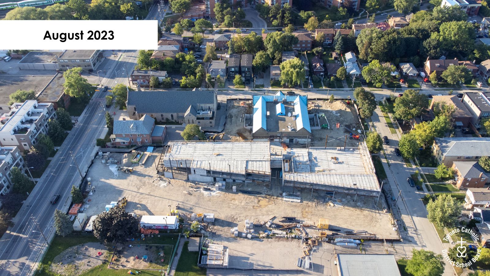 Construction Progress Photos for St. Leo Catholic School