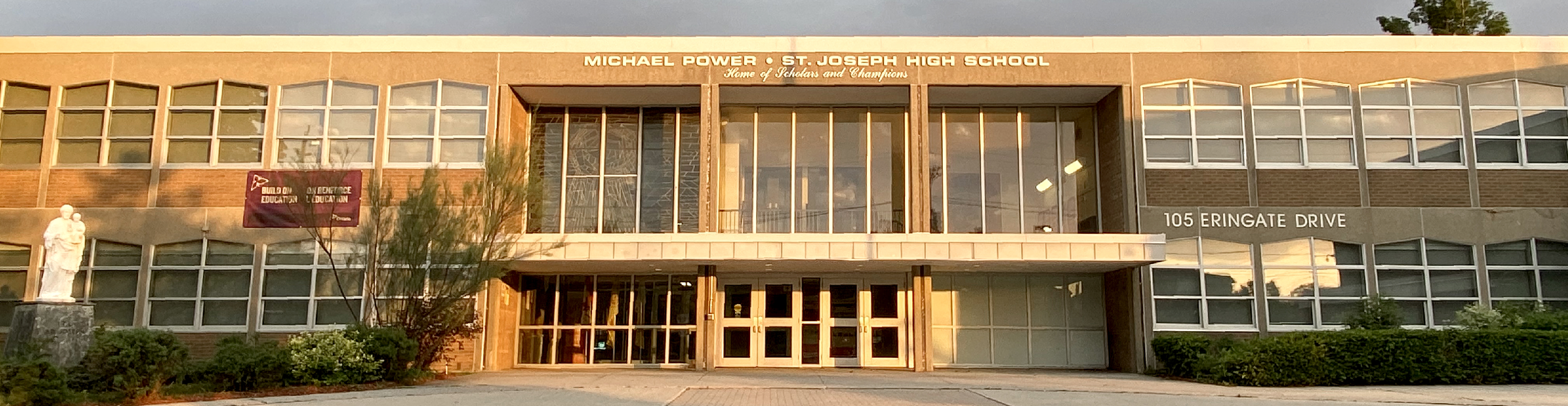 Front of MPSJ school building