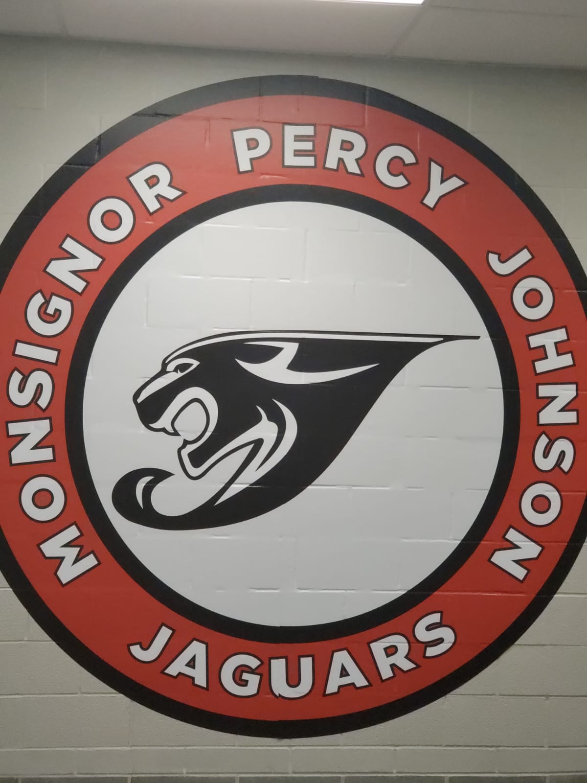 MPJ Jaguars logo on wall