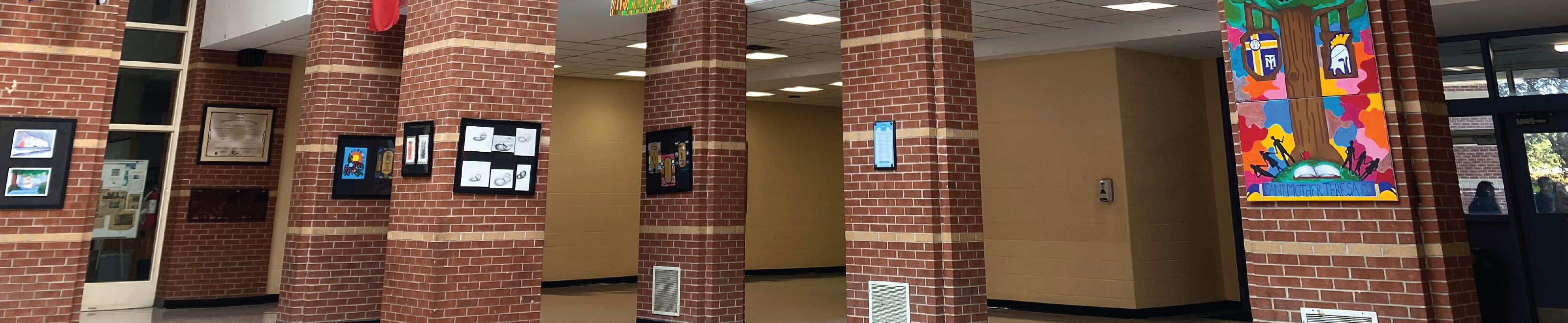 An image of the inside school hallway.