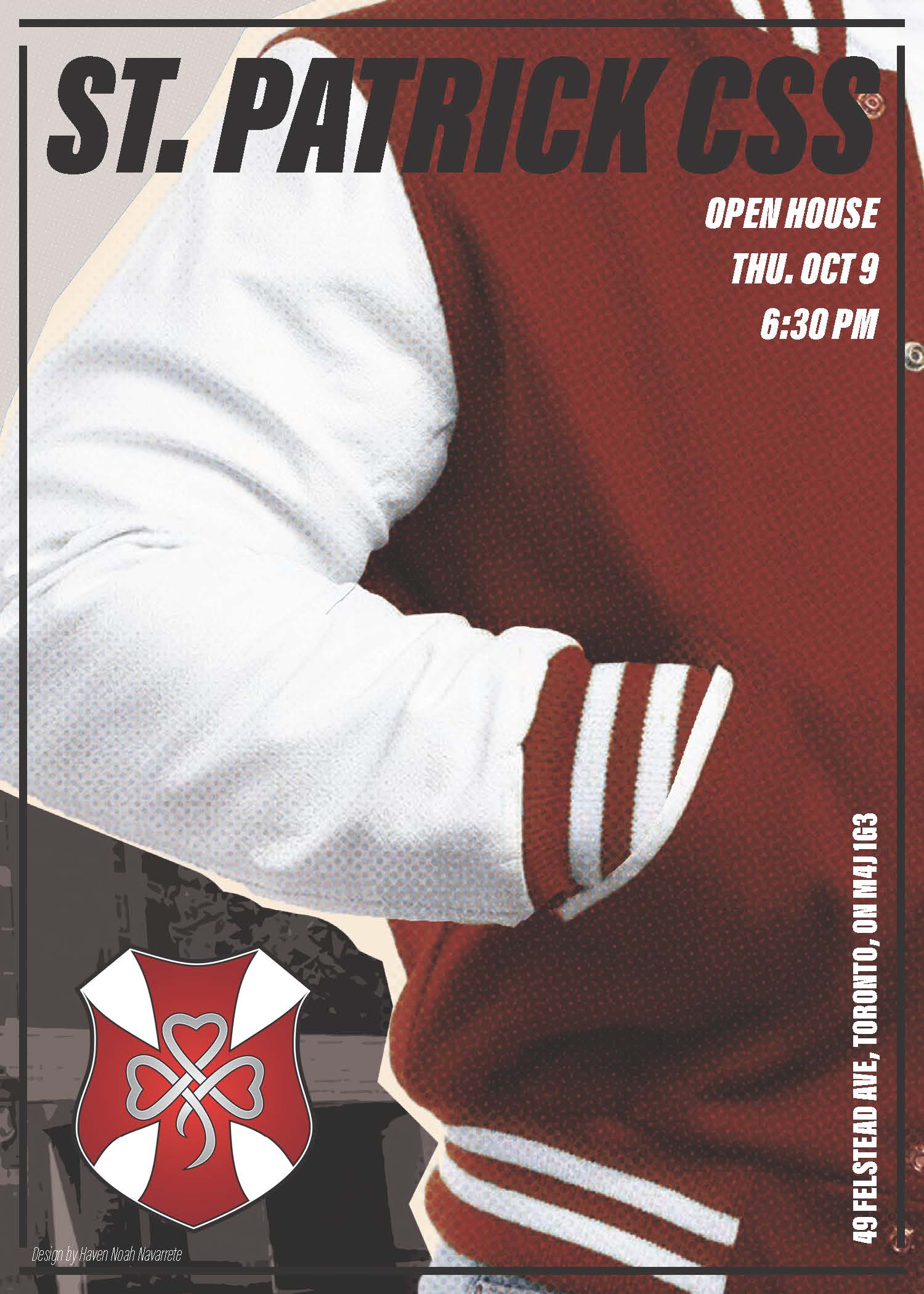 St. Patrick Open House Poster