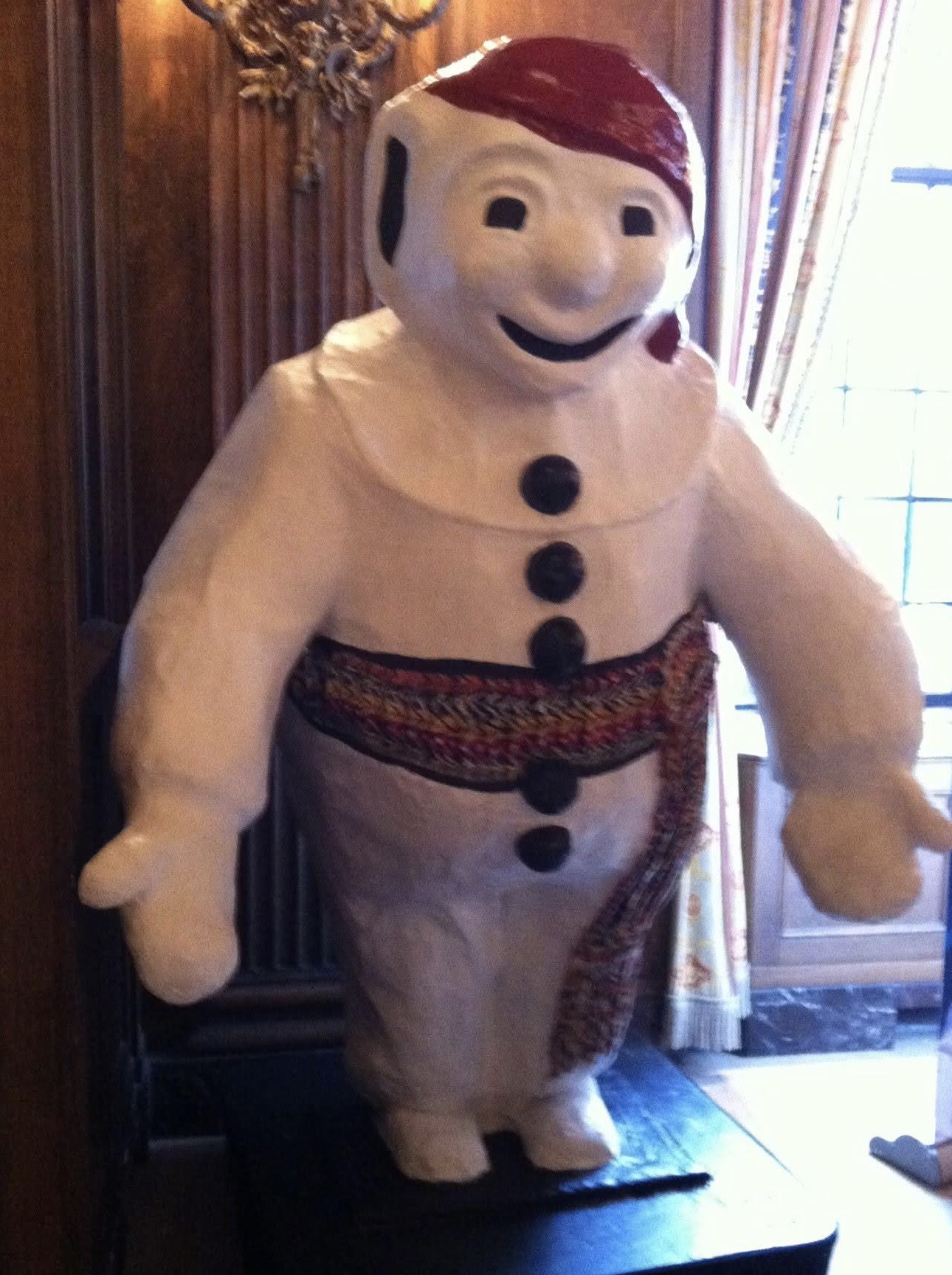 Photo of the Bonhomme snowman from Carnaval