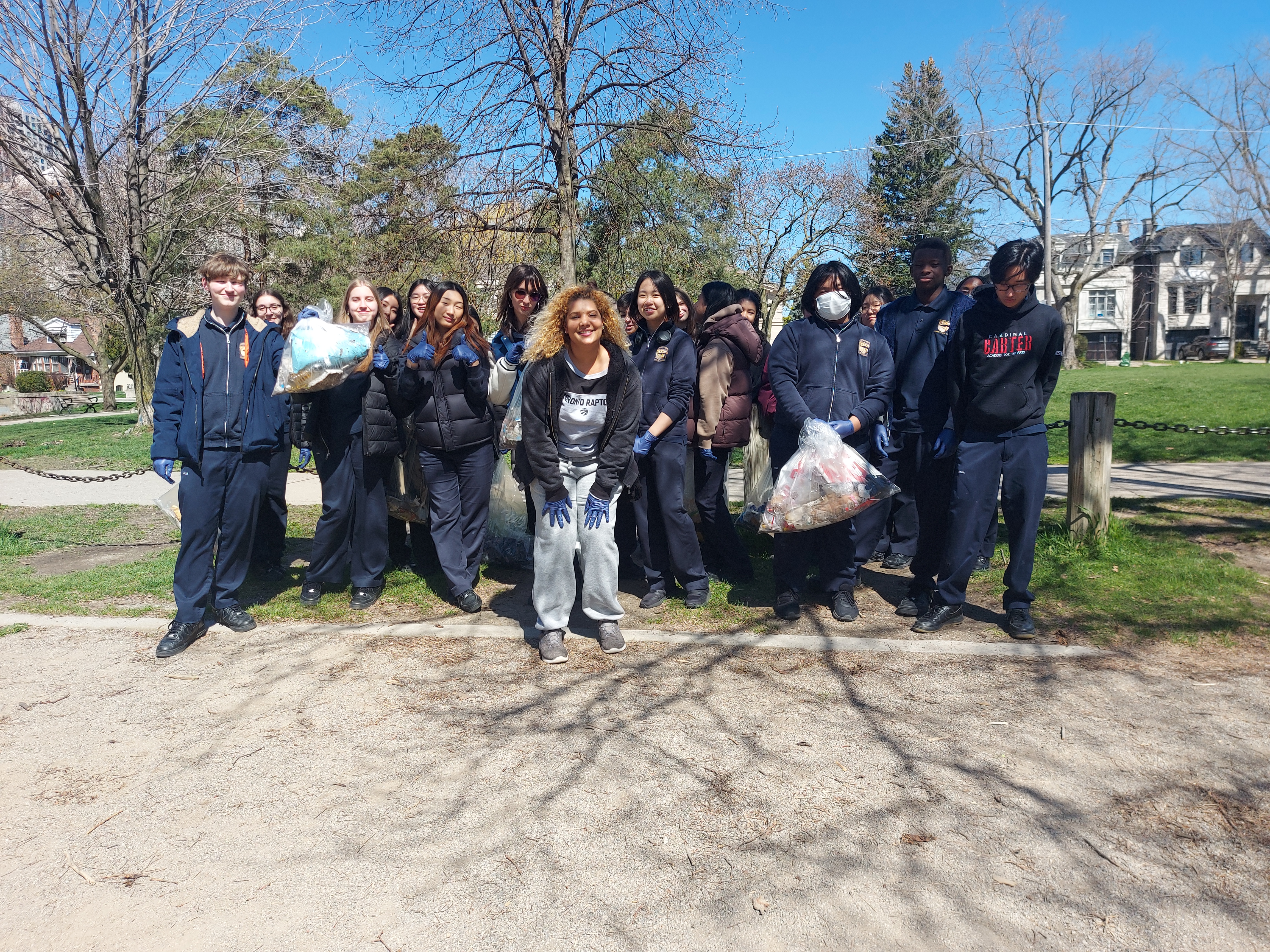 Earth month community clean up