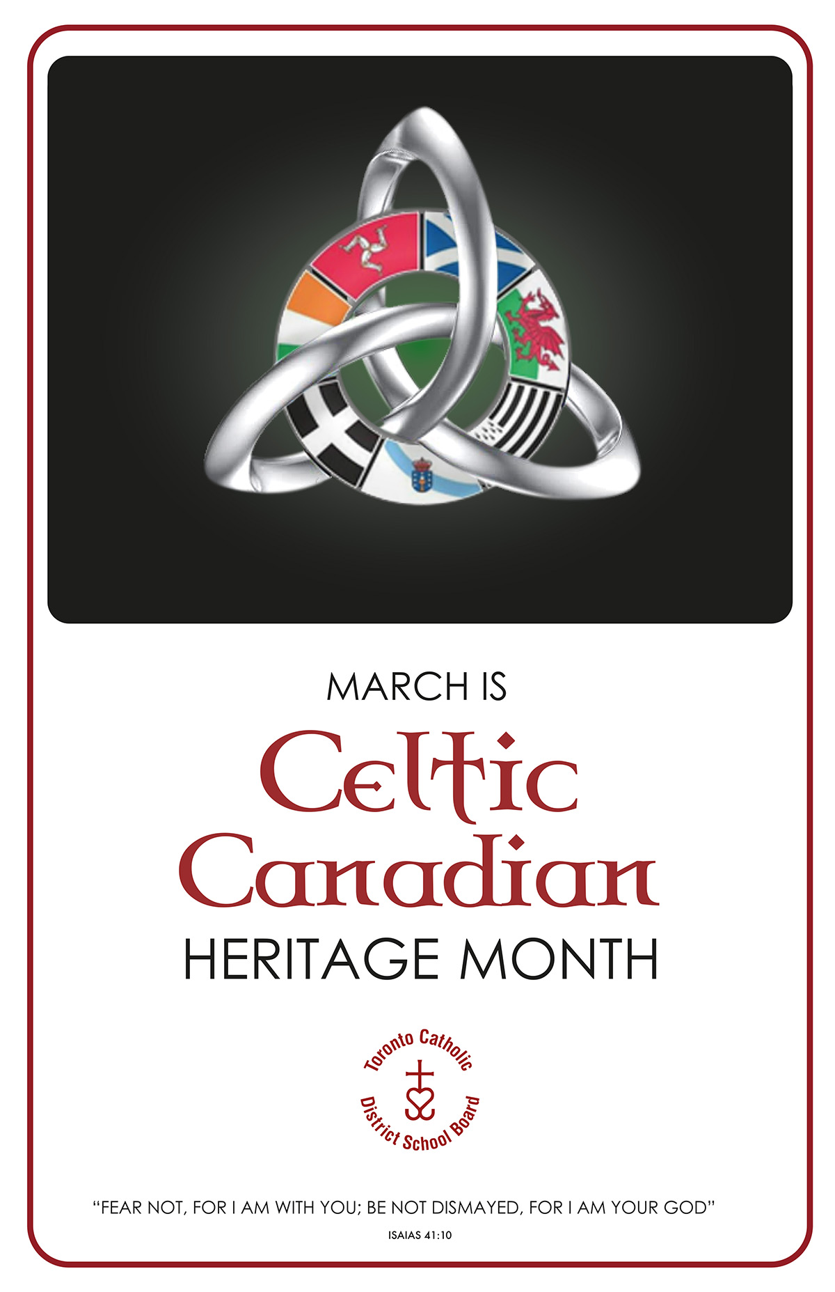 March is Celtic Canadian Heritage Month flyer