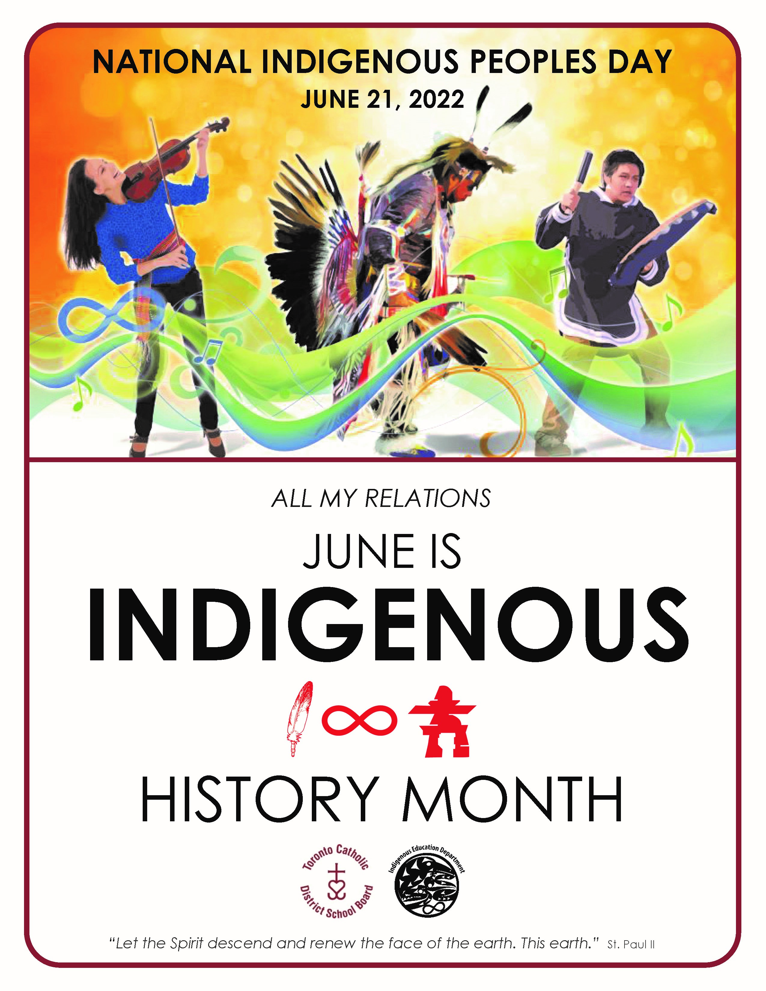 National Indigenous History Month Equity, Diversity, Indigenous