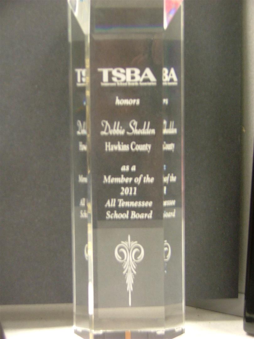 2011 All Tennessee School Board award