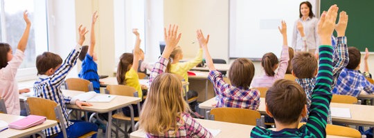 classroom of students