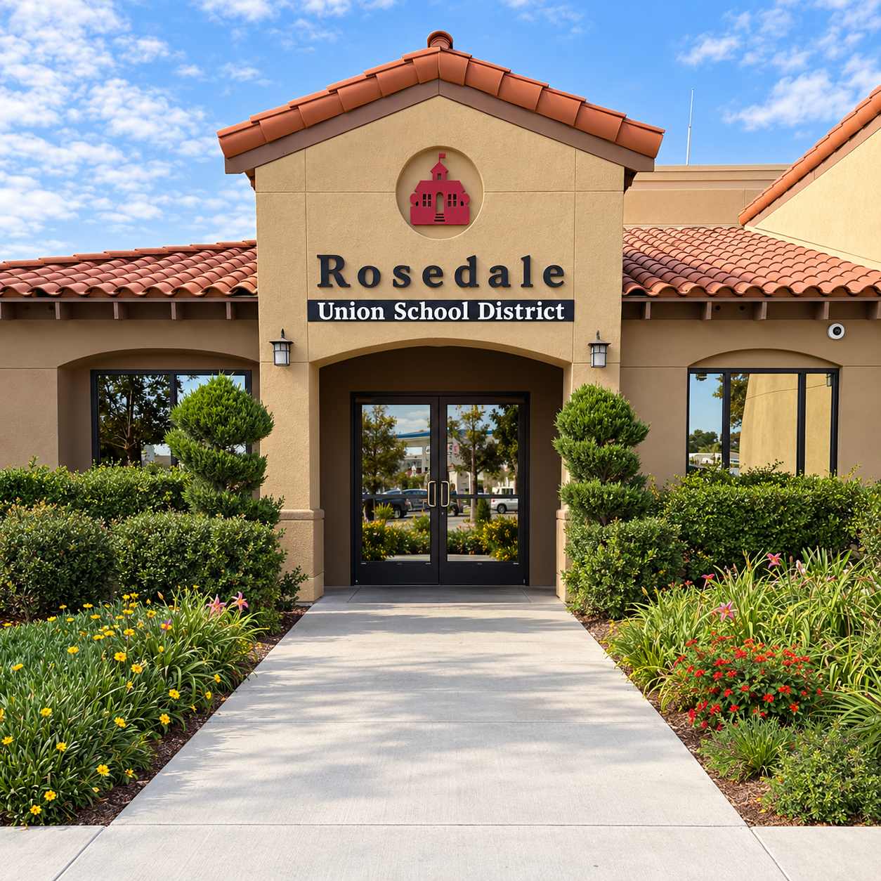 Front of the Rosedale Union District Office