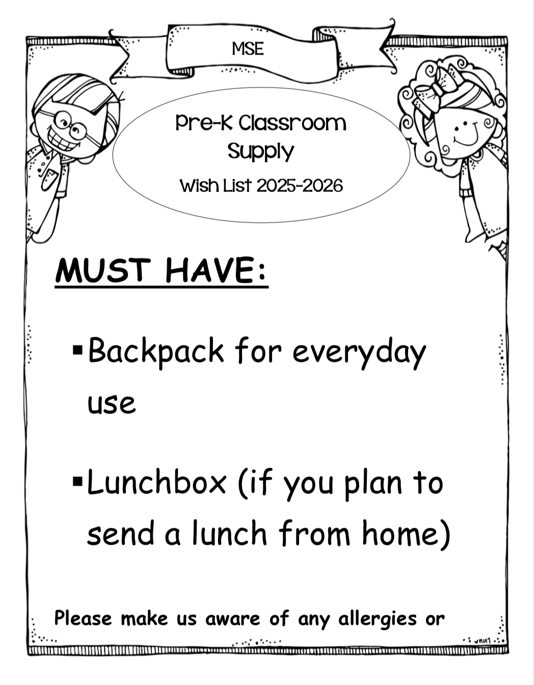 Pre K