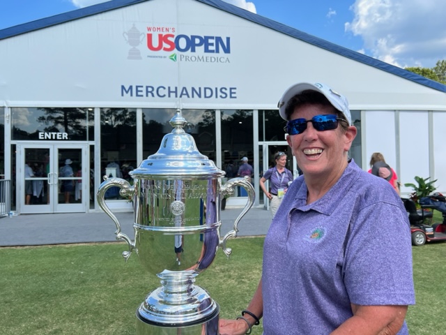 Donna Whitfield at the US Women's Open 2022 in Southern Pines, NC