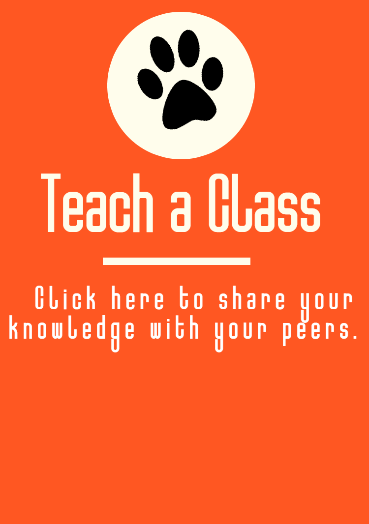 Teach a Class - Click here to share your knowledge with your peers