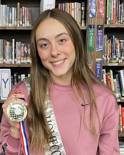 student with Medal