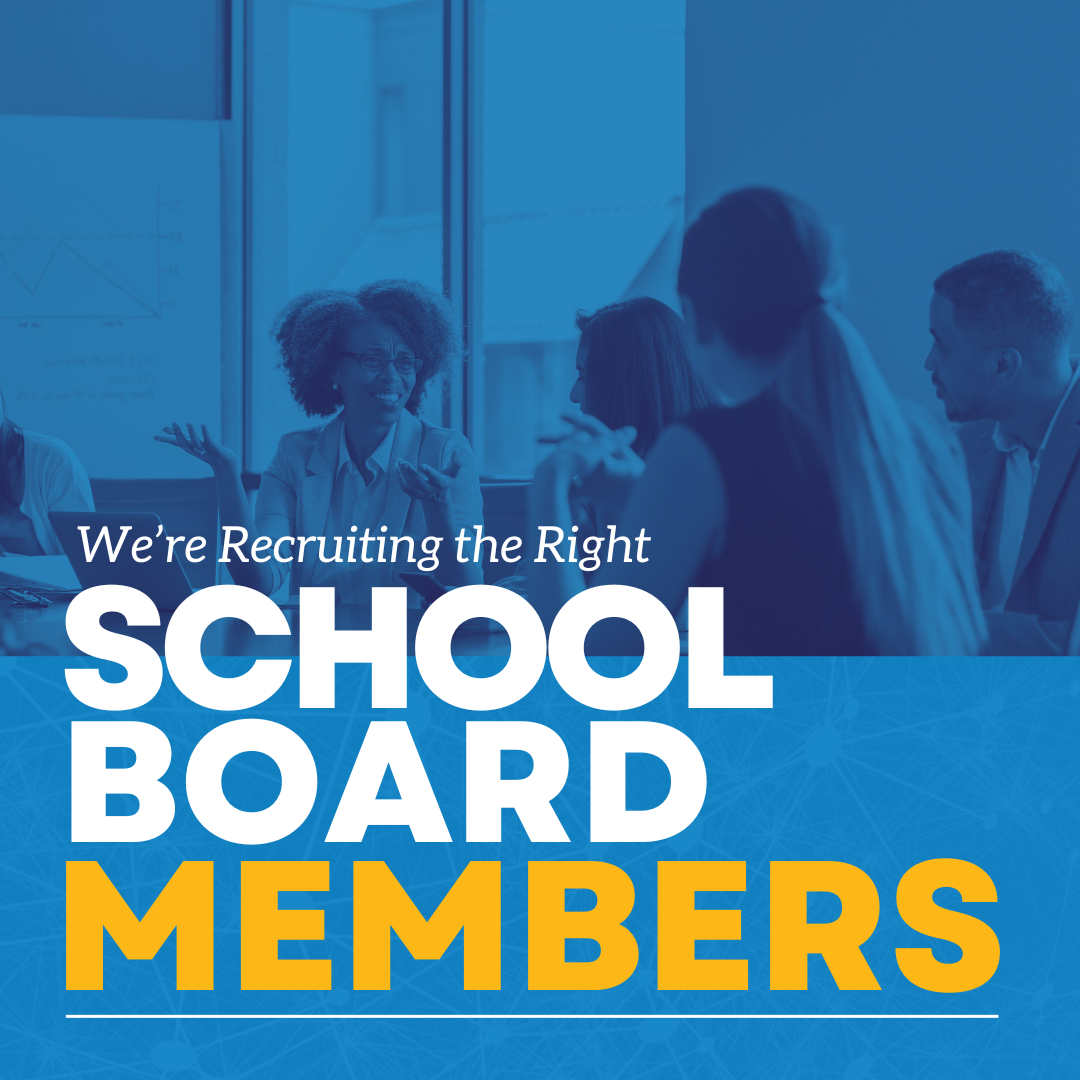 School Board Members recruitment flyer