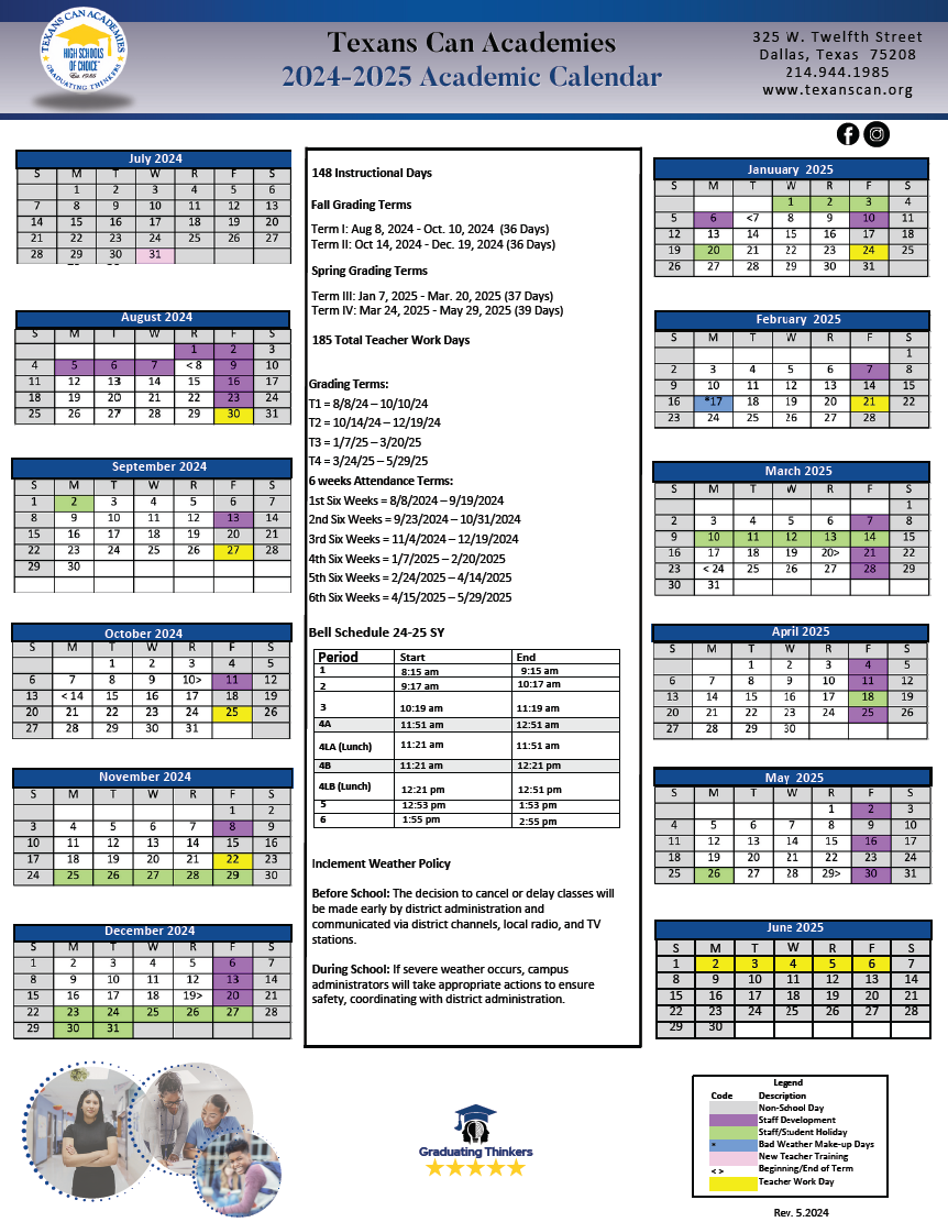 24-25 School Calendar