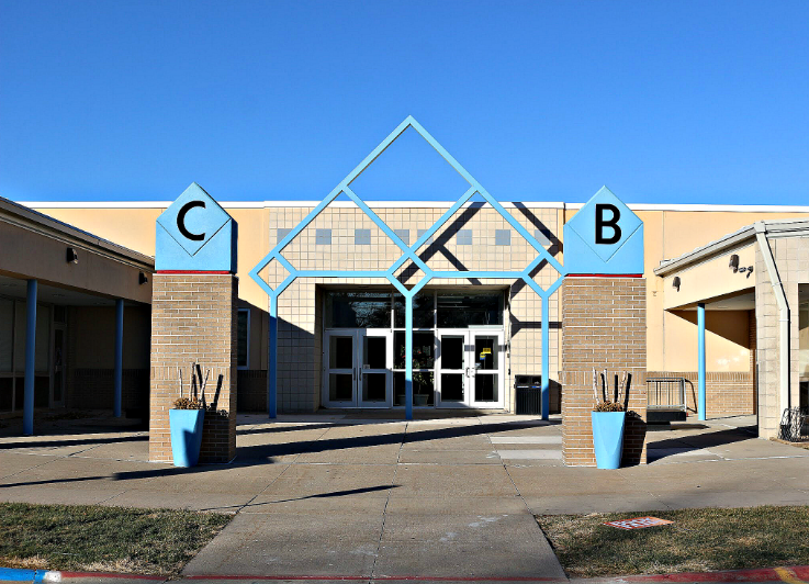 CEDAR BLUES HIGH SCHOOL BUILDING