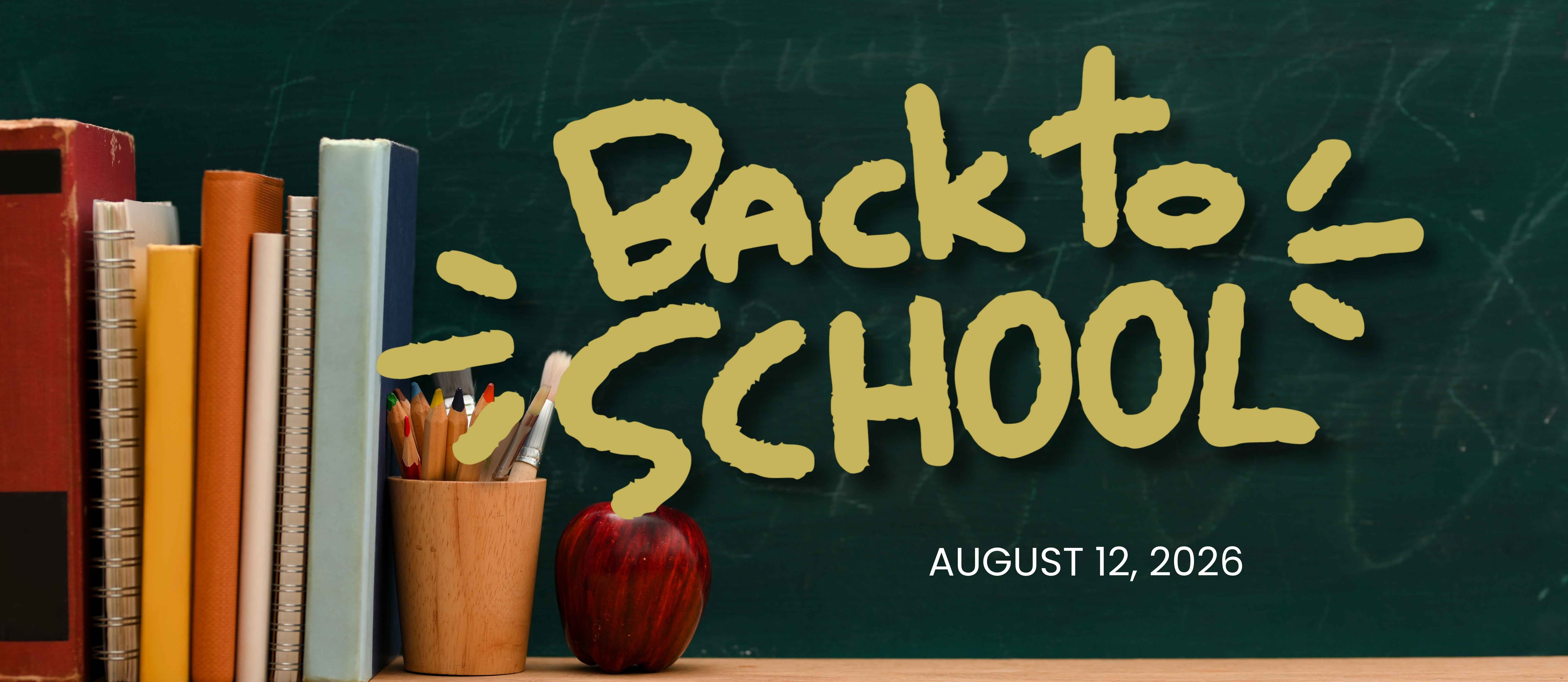 Back to School Web Banner