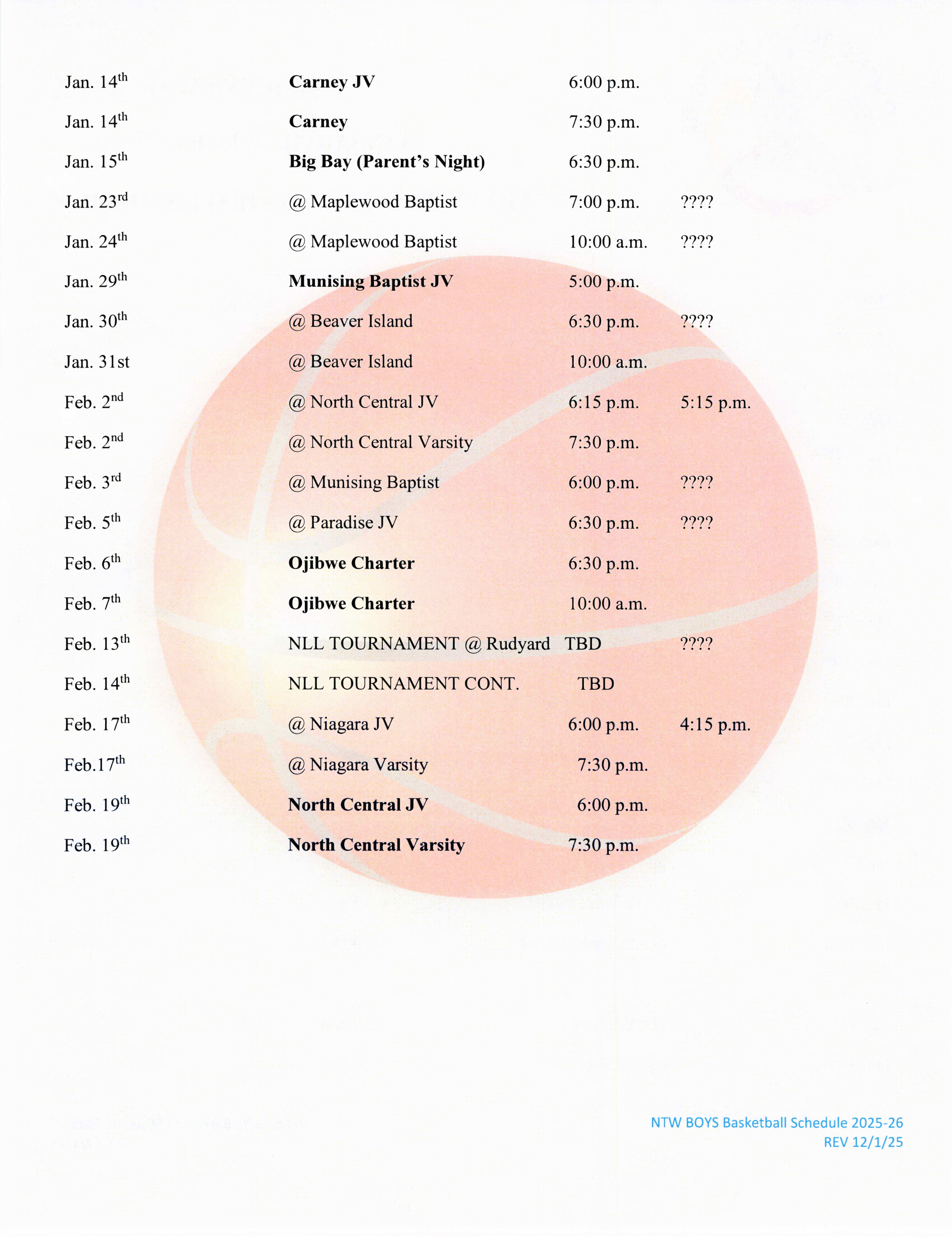 25-26 Boys bbal cont Schedule