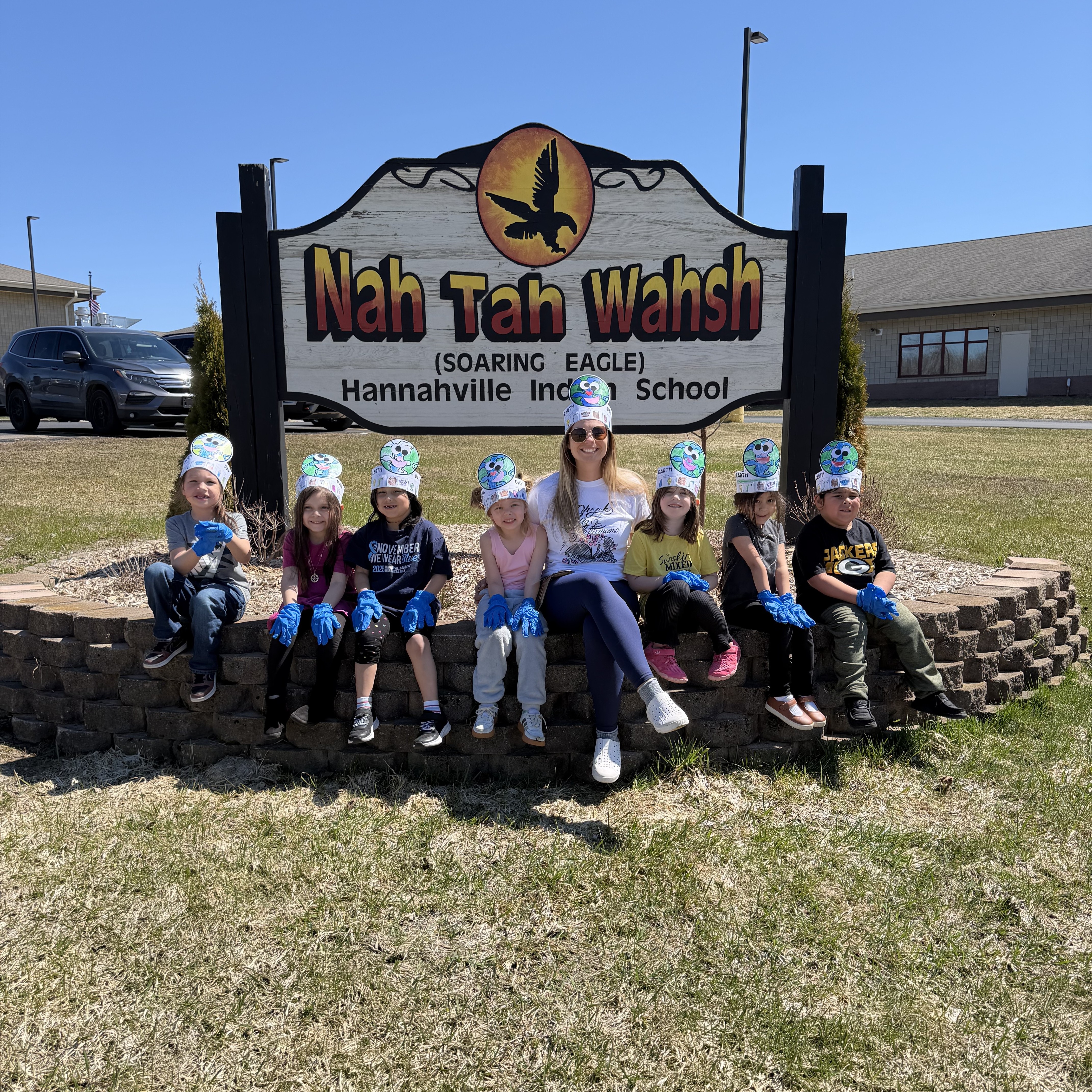 Earth Day RK Class Cleaning up the School 2026