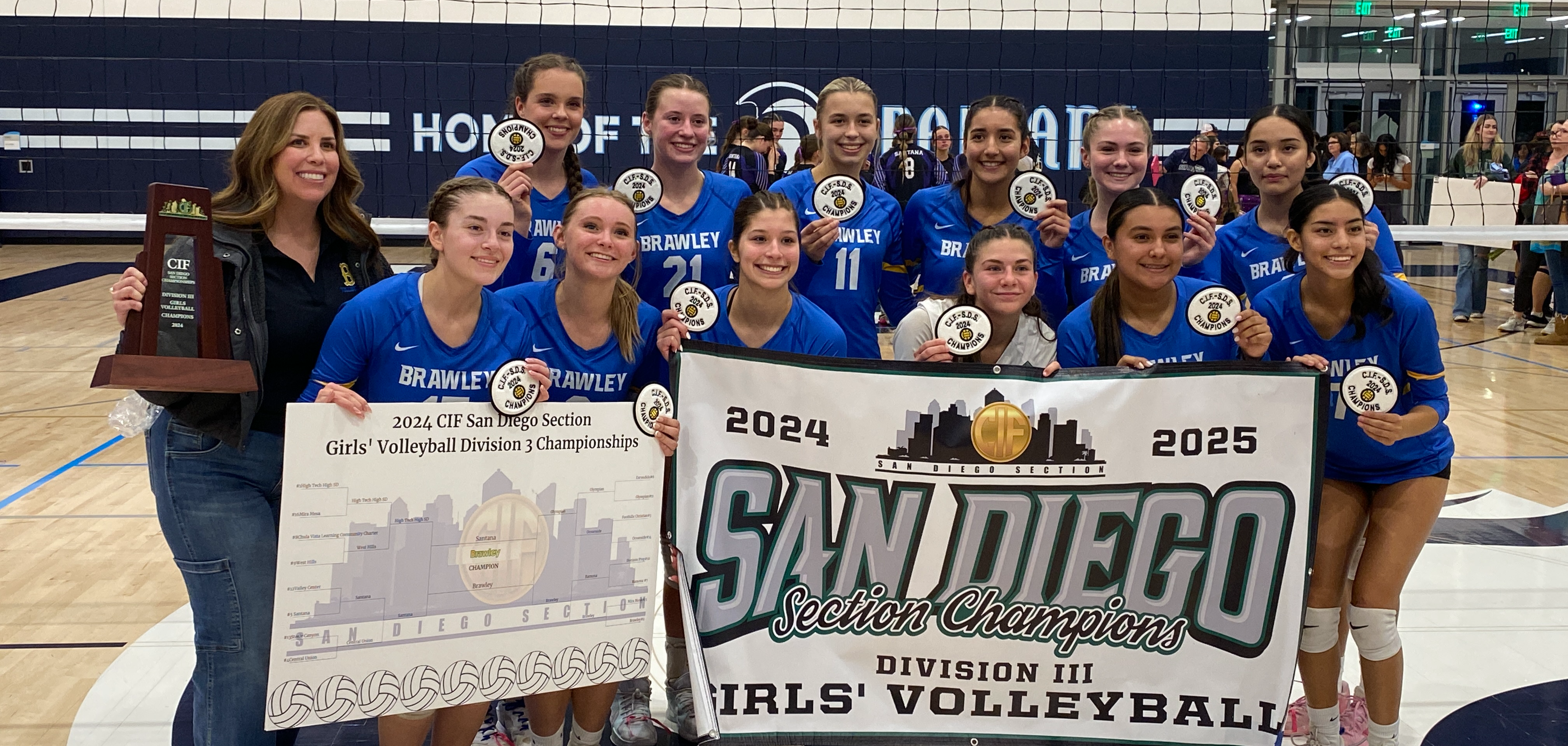 CIF Champions - BUHS Volleyball Team