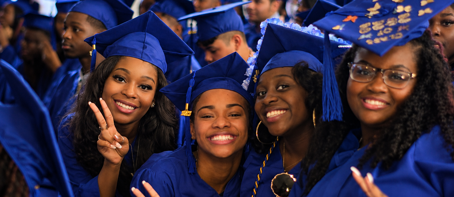 Scholars at graduation