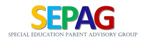 SePAG in different colors special education parent advisory group