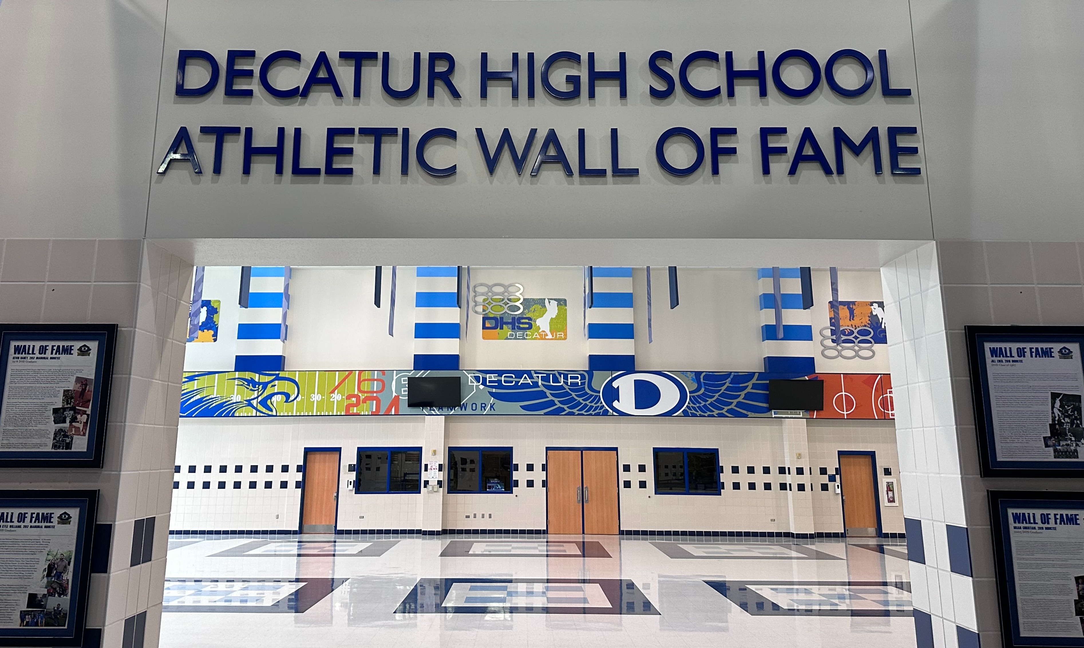 picture of wall of fame at dhs