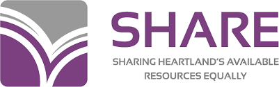SHARE logo: Sharing Heartland’s Available Resources Equally