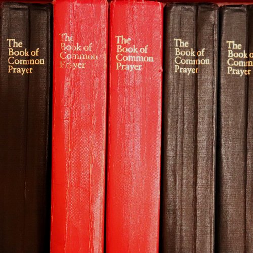 Several copies of "The Book of Common Prayer"