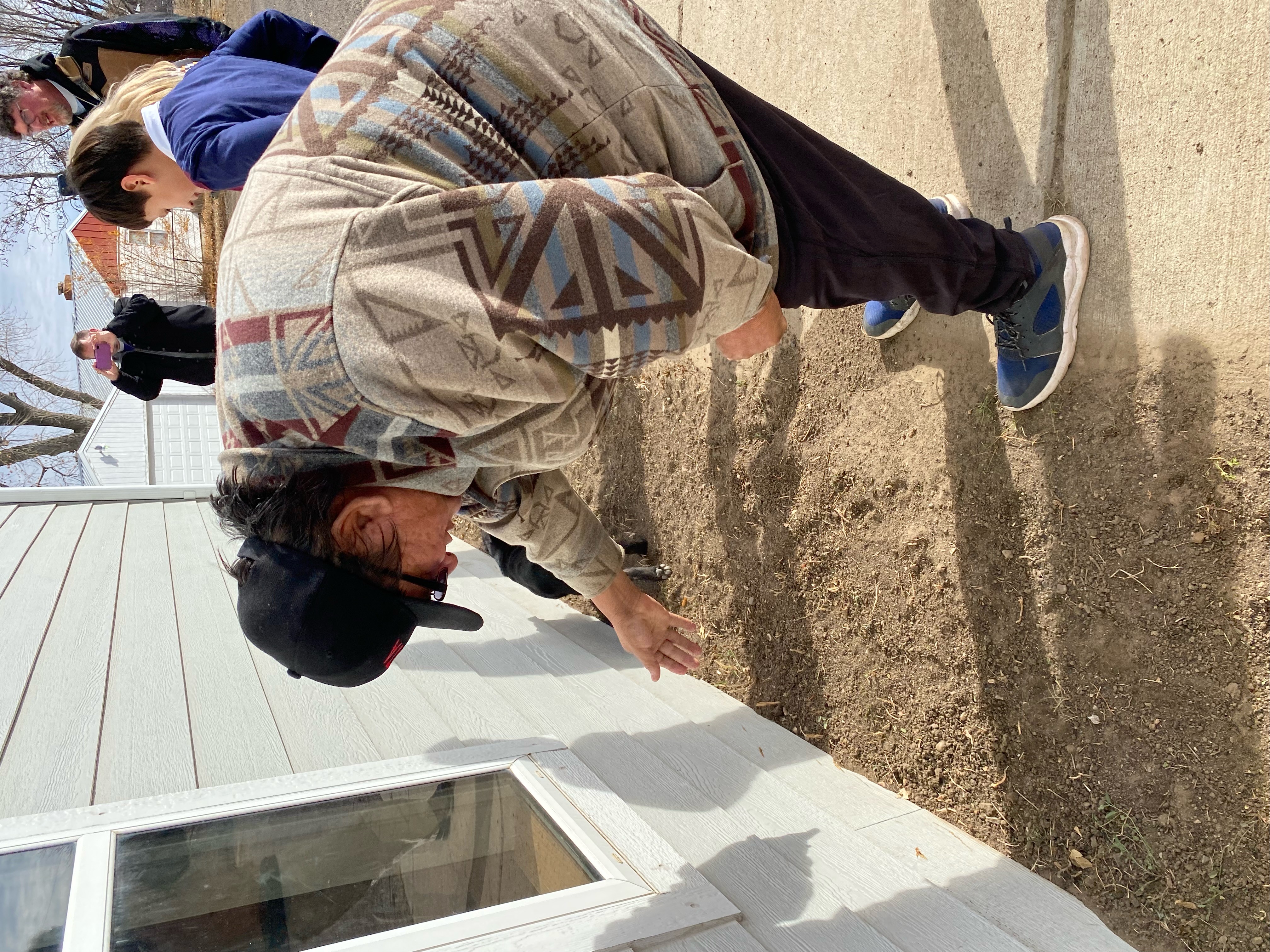 Planting at St. John's, Eagle Butte.