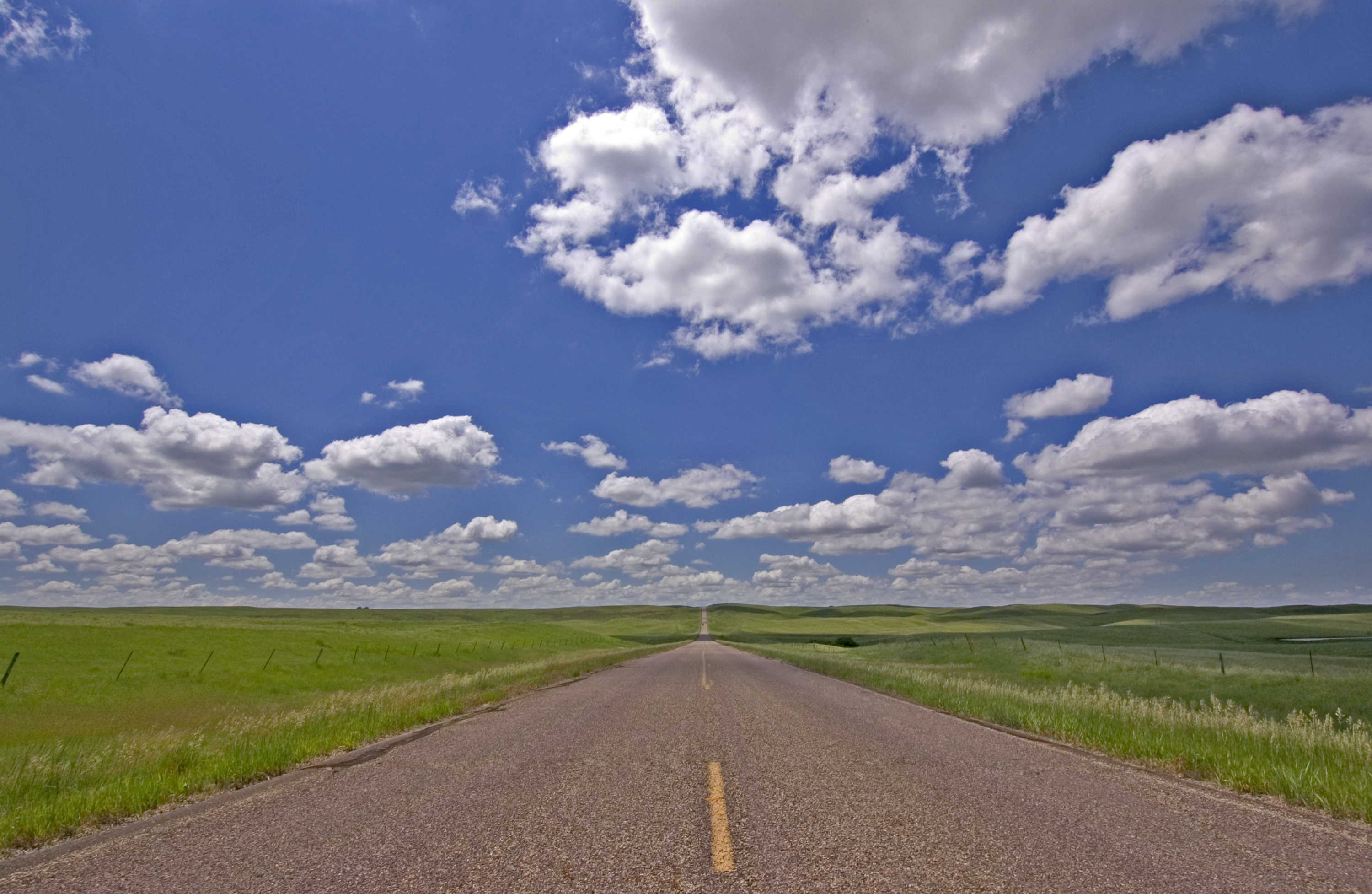 Prairie gravel road