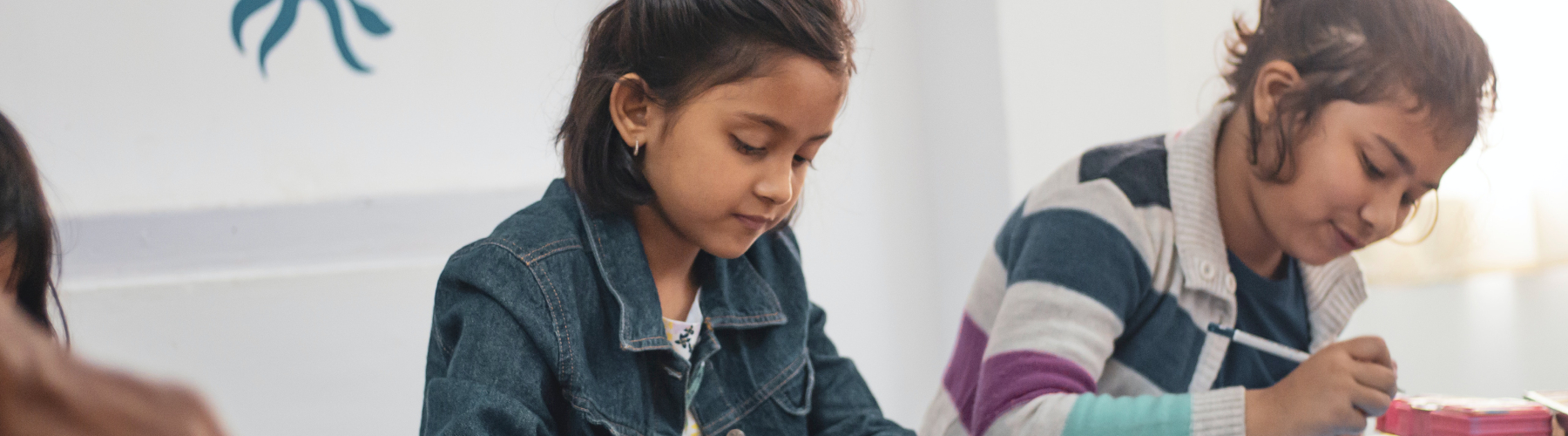 students reading and writing