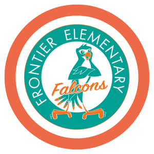 Frontier Elementary Falcons.  Flash the school mascot.