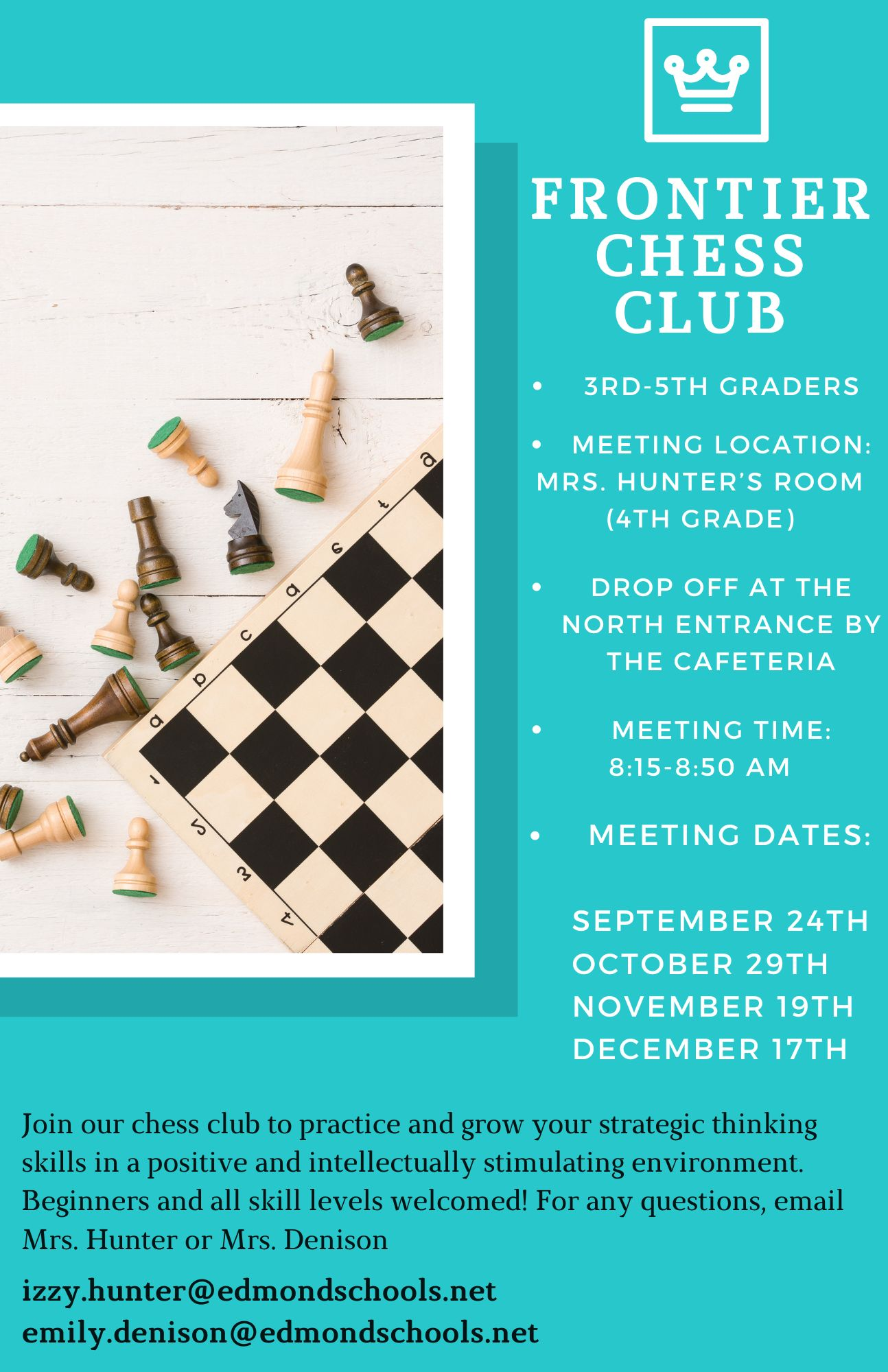 chess club flyer