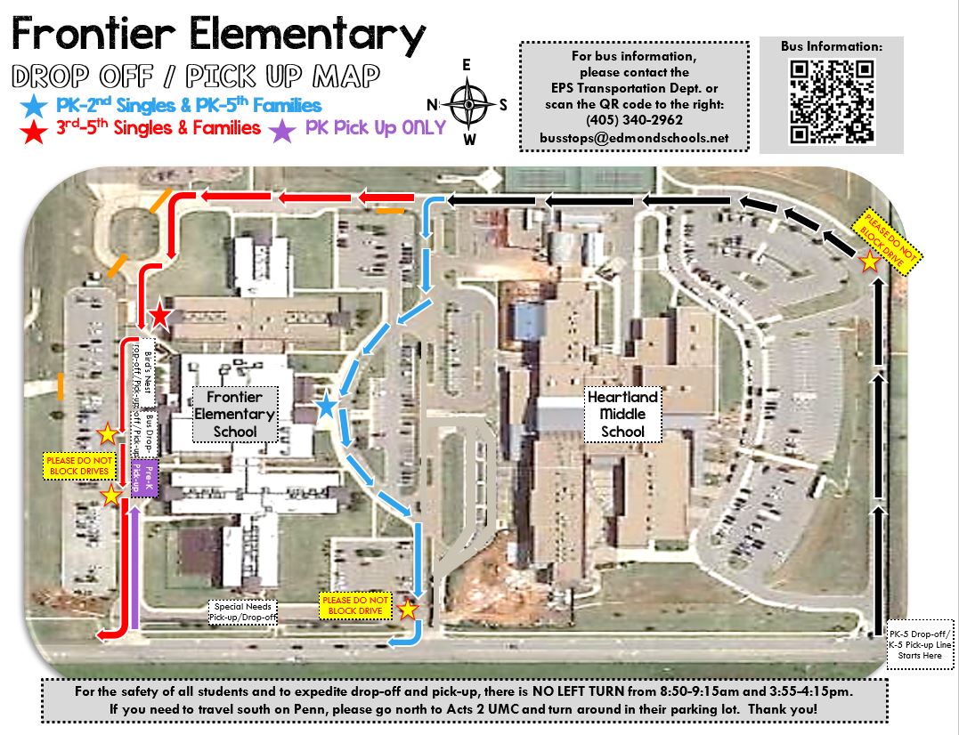 Frontier arrival & dismissal map