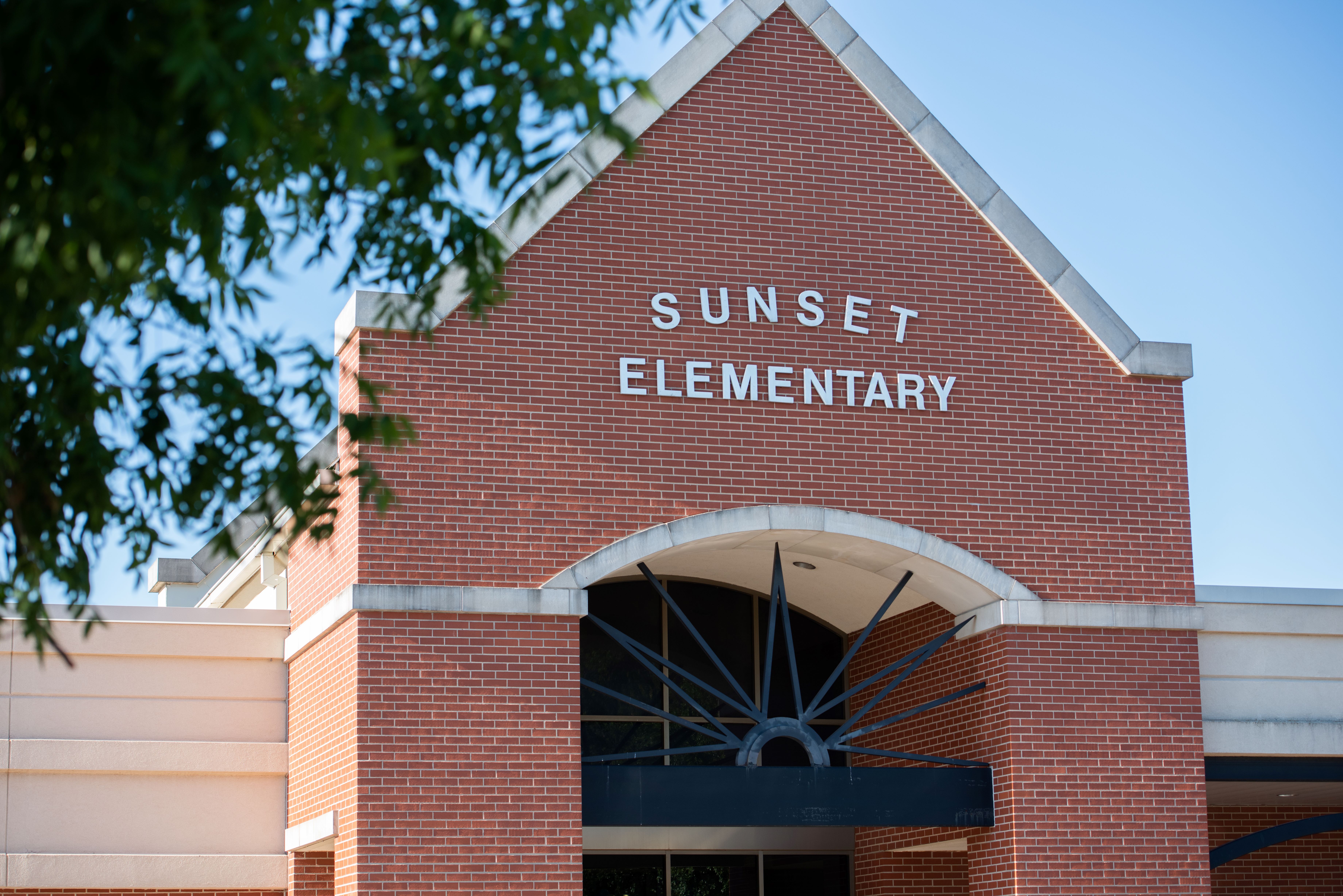 Exterior Shot of Sunset Elementary  