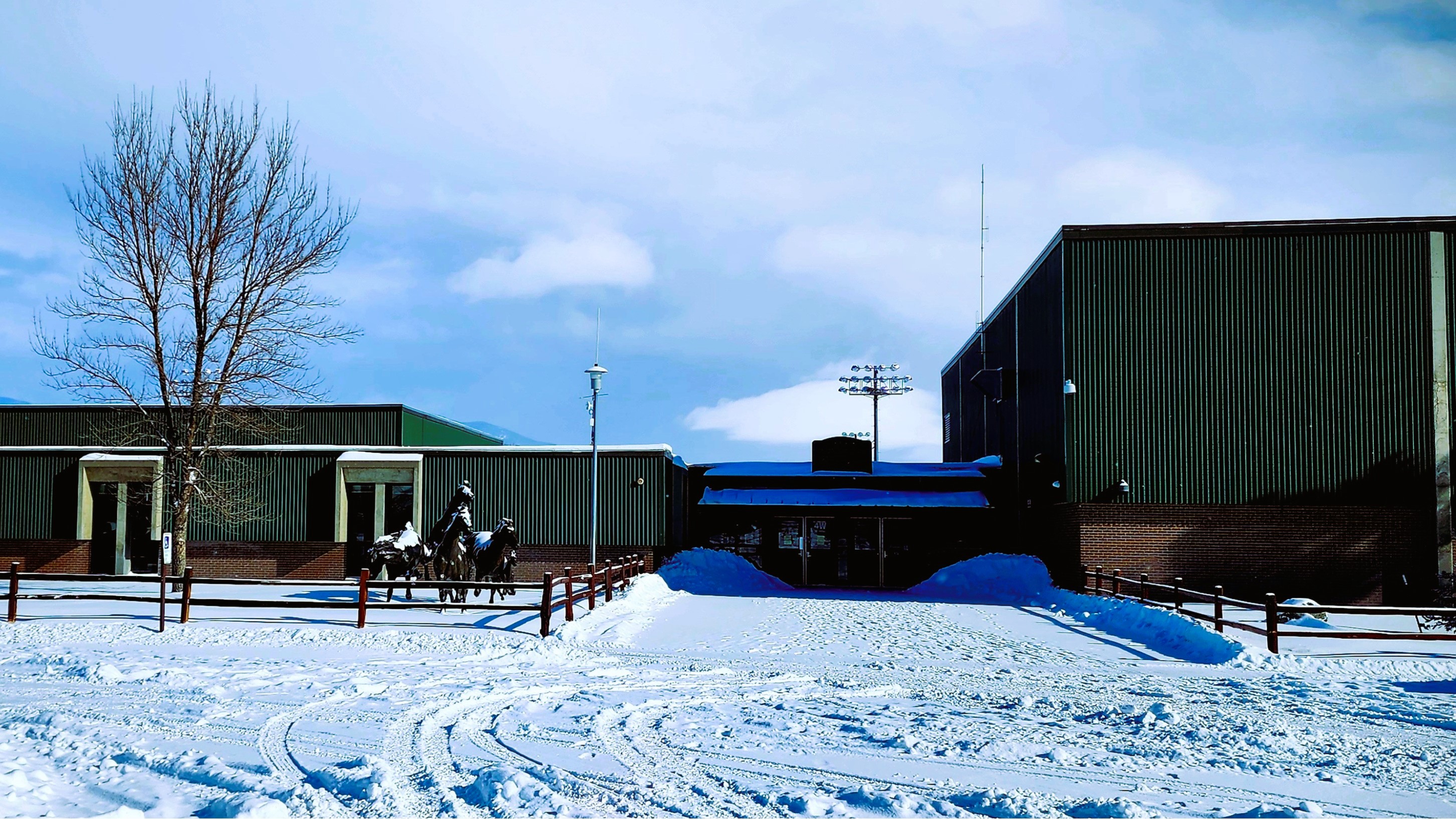 School on a Snowy Day