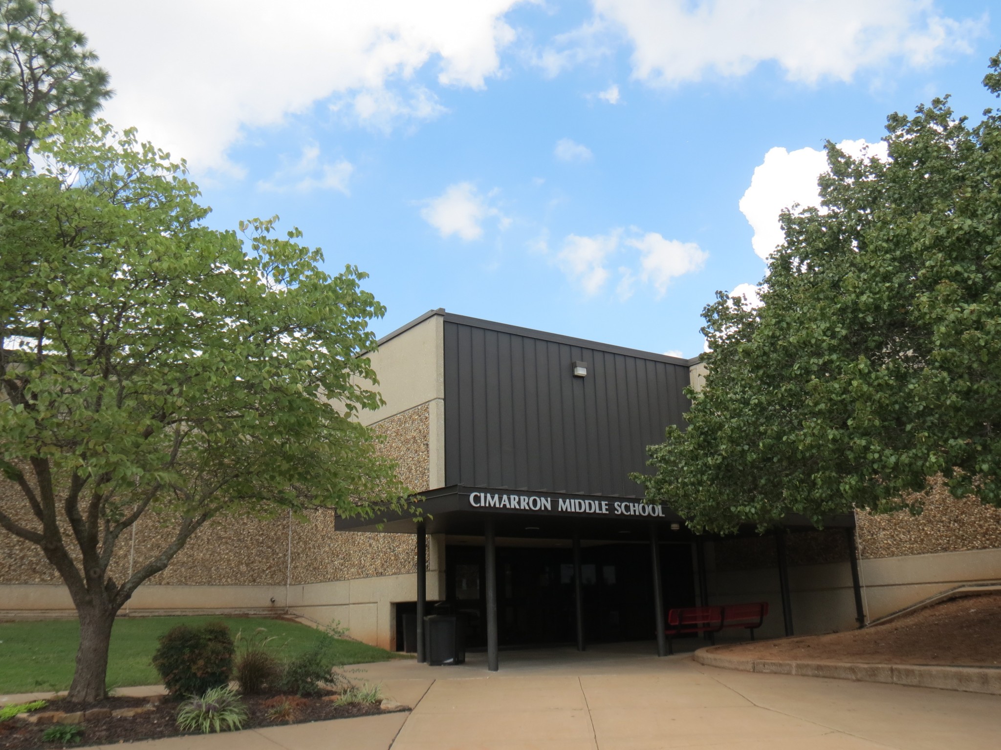 Exterior shot of Cimarron Middle School  