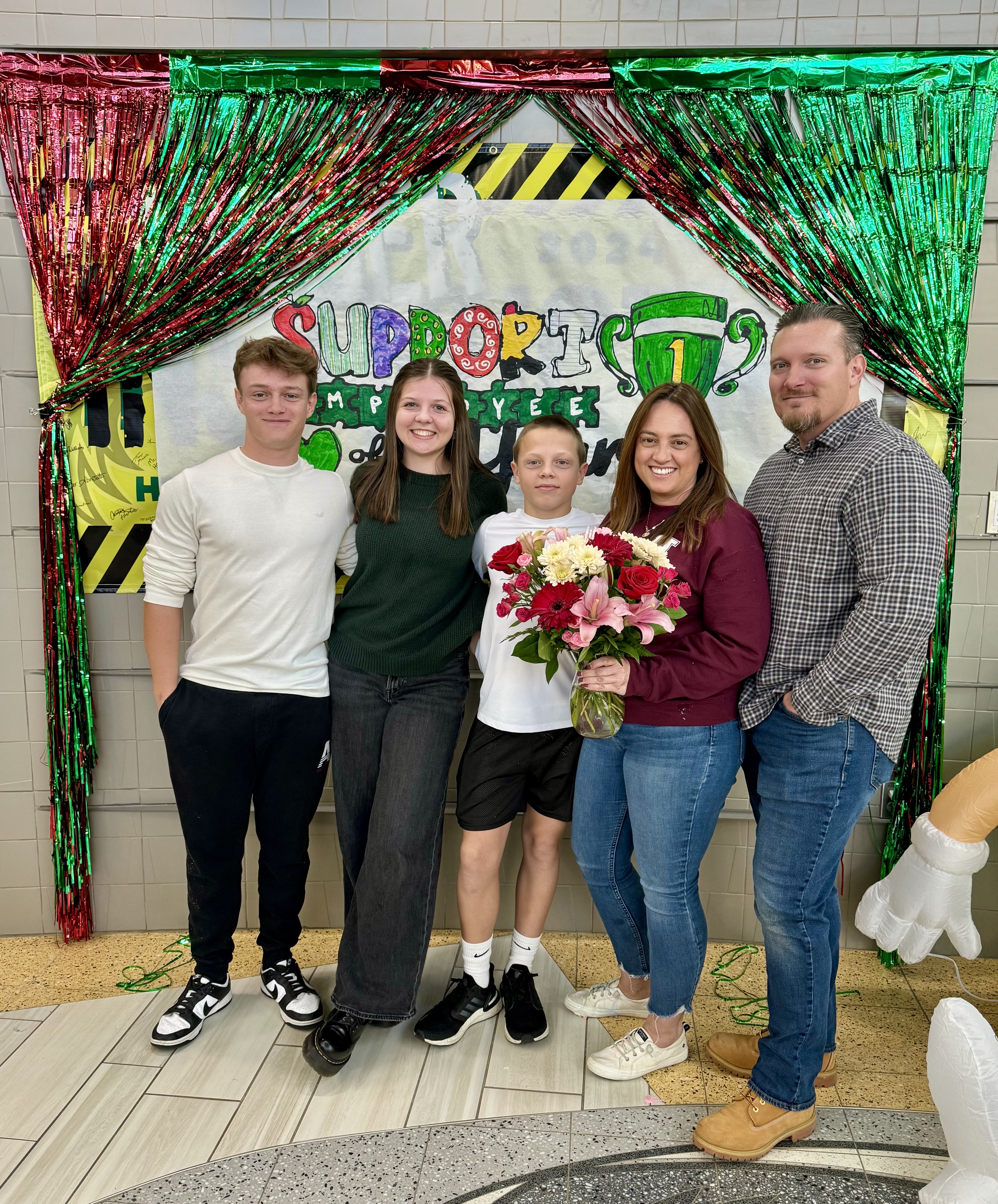 Cheryl Thatcher with her family