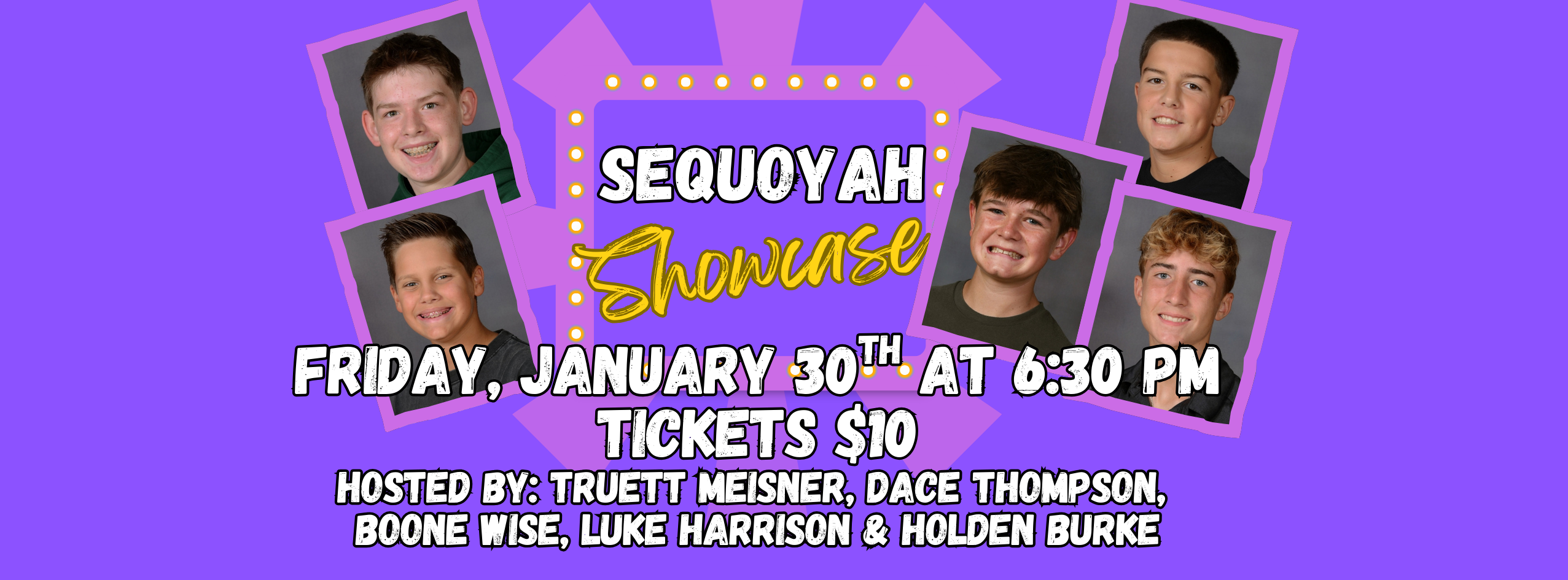 Sequoyah Showcase is Friday, January 30th