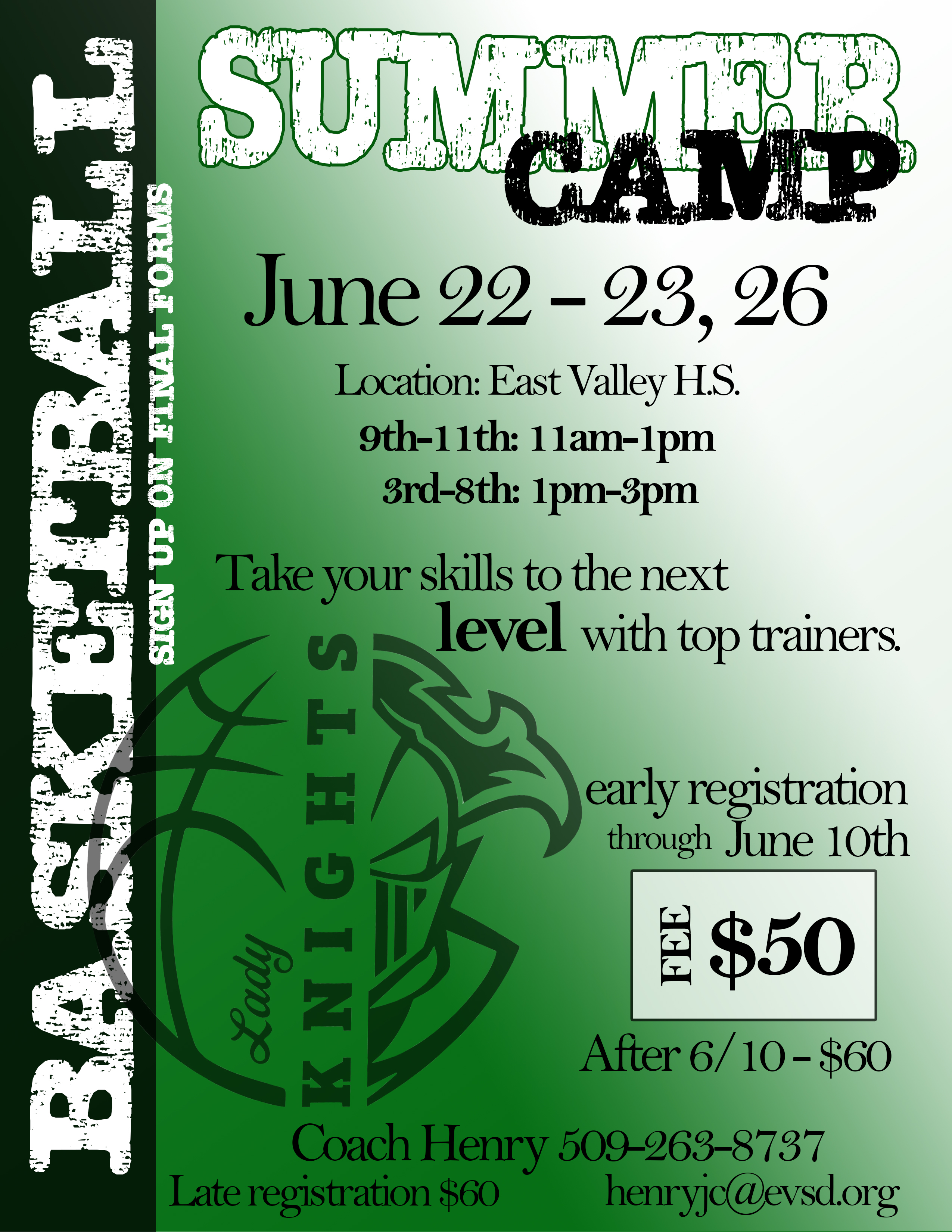 Girls bball camp flyer