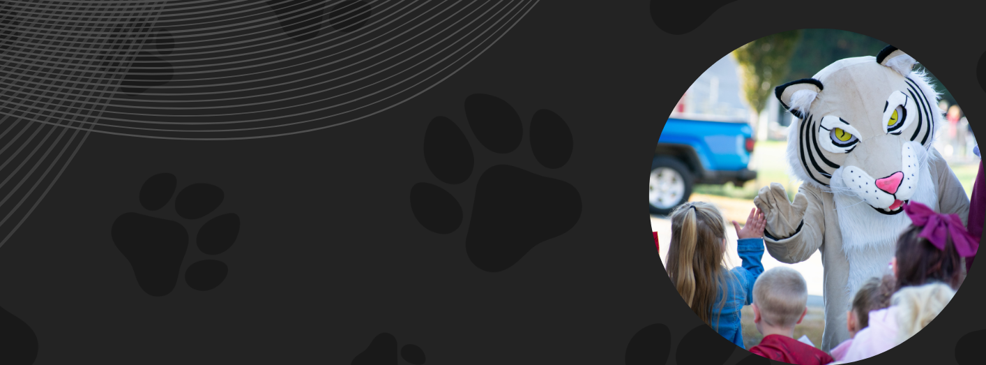 two elementary students with future wildcat shirts on 