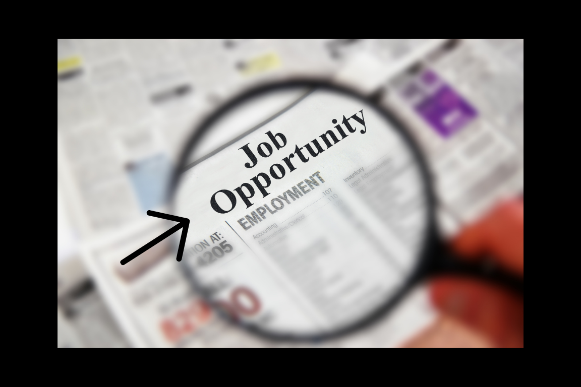 job opportunity sign