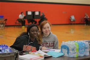 Cadets in blood drive photos