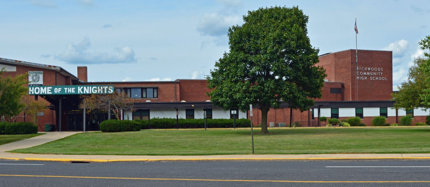 front of Richwoods high school