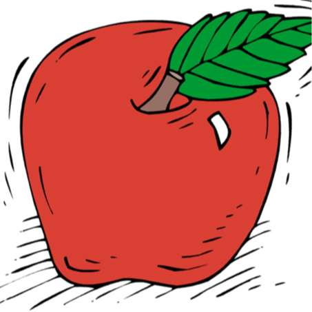 draw of an apple